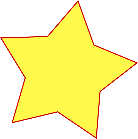 background image: a five-pointed, yellow star, with a red outline